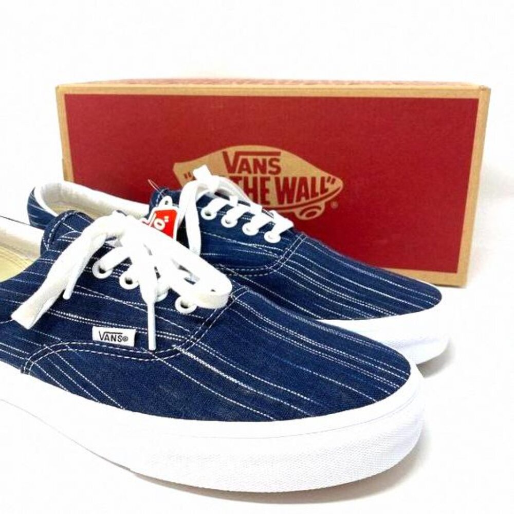 💖MEGA SALE💖VANS Era Suiting Blue Navy Stripes VN0A4U392RI Men's Textile Casual - Picture 9 of 12